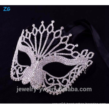 Fancy crystal full face masquerade mask, cool eye mask, neon party mask